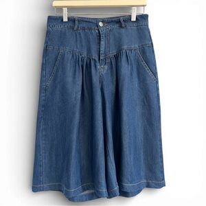 😍 Blue Denim Culottes Medium